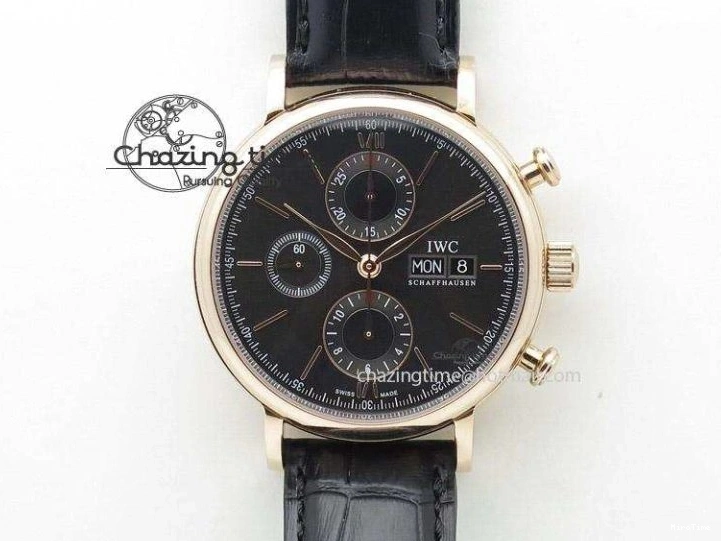 MIROTIME 0122 Practical Calatrava 5524 Pilot Travel Time SS GRF Blue Dial on Black Leather Strap A324 V 7107